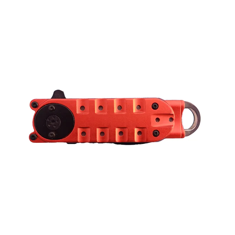 Whitby Pocket Lock Knife in Red-4